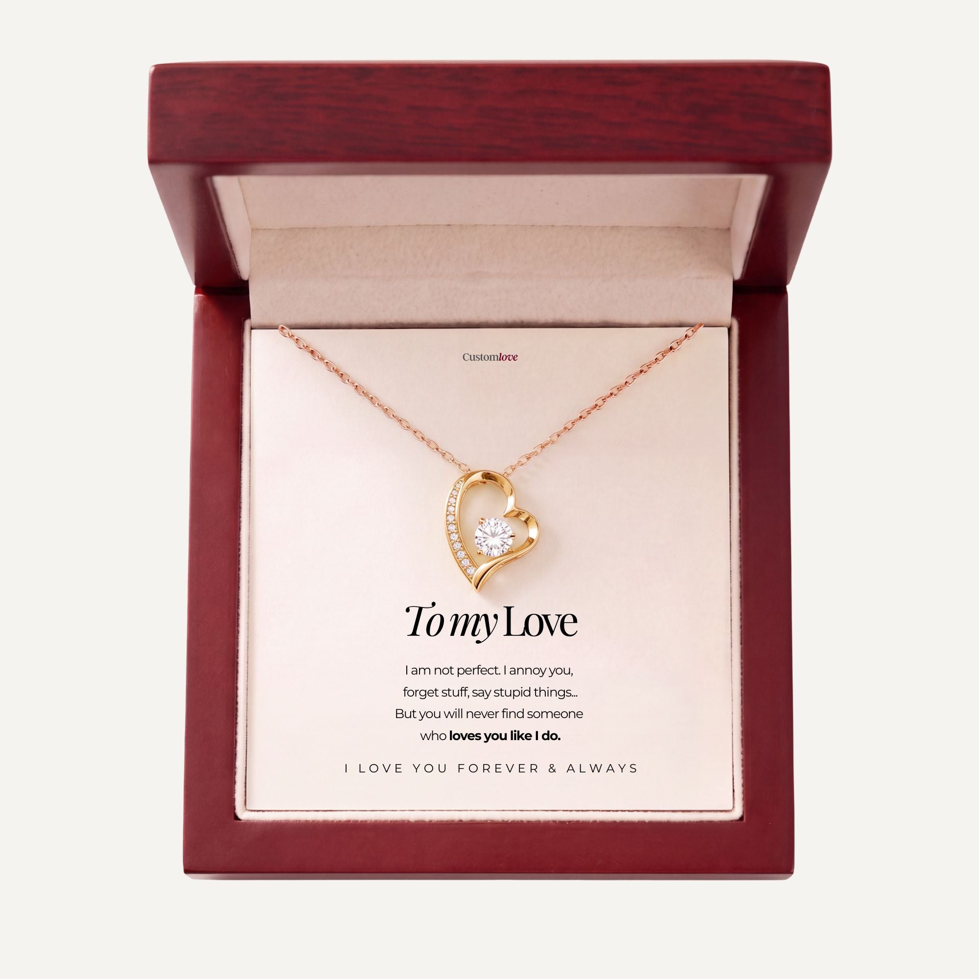 To My Love - Forever Love Necklace