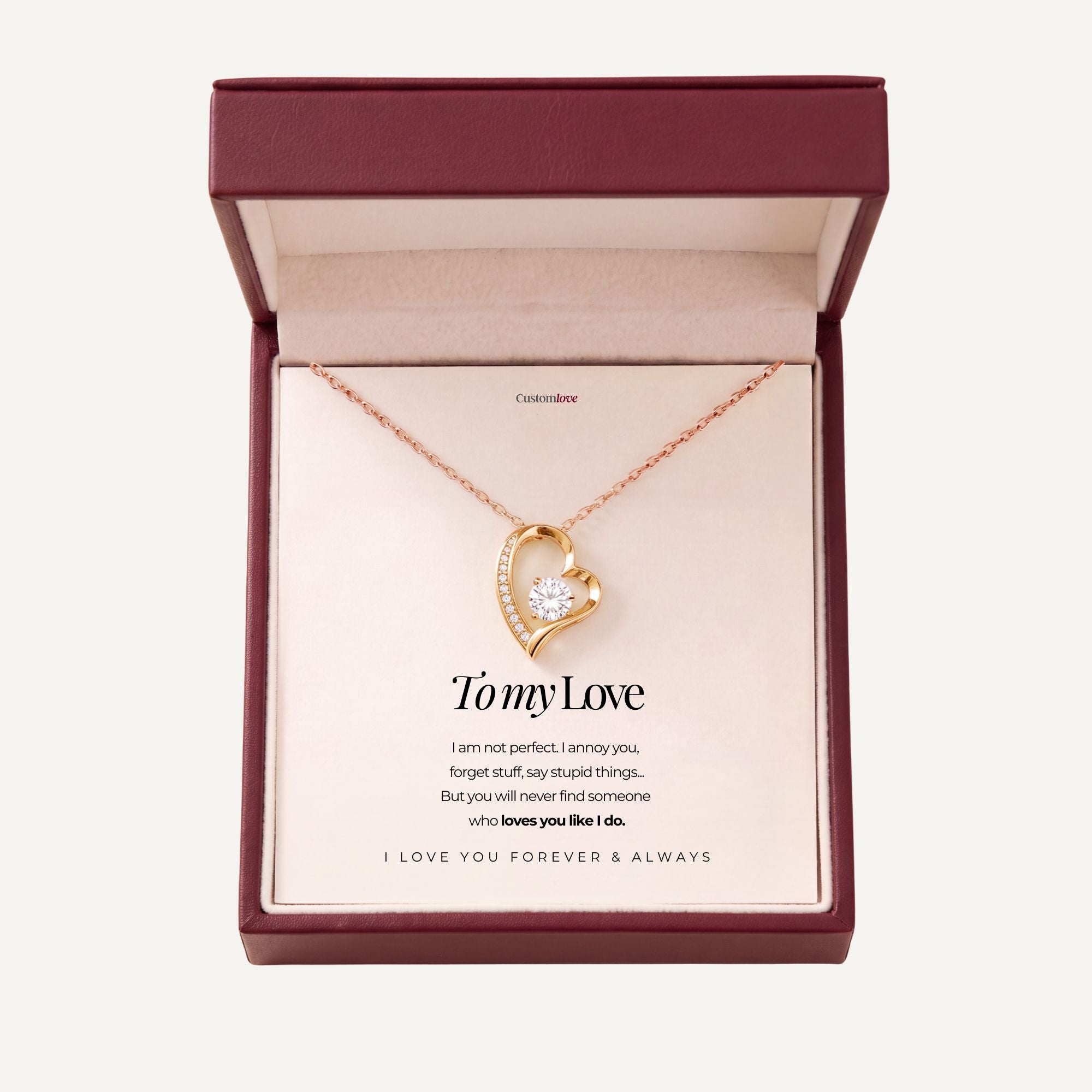To My Love - Forever Love Necklace