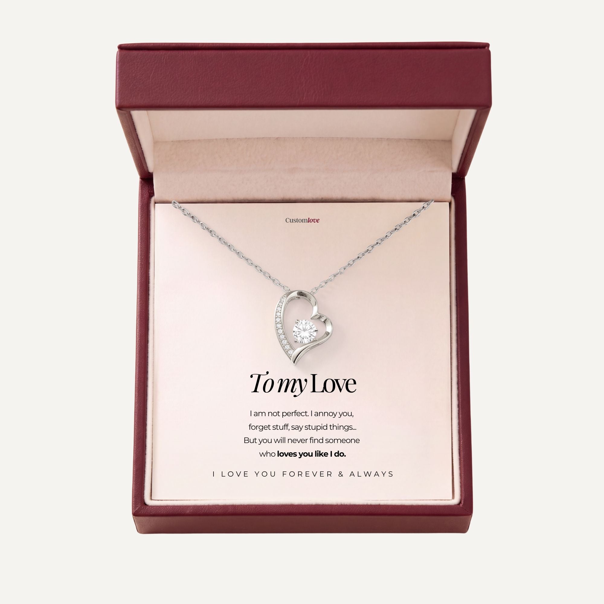 To My Love - Forever Love Necklace