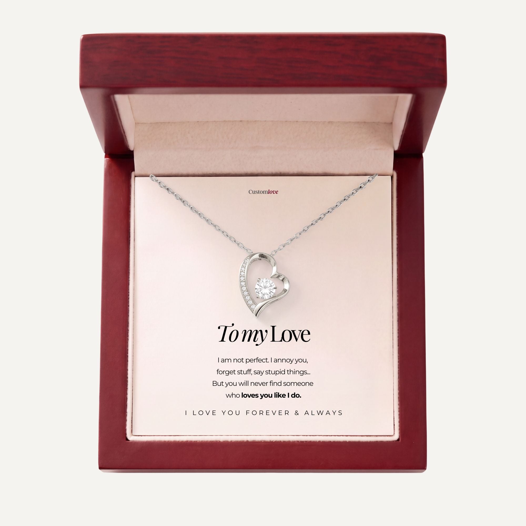 To My Love - Forever Love Necklace