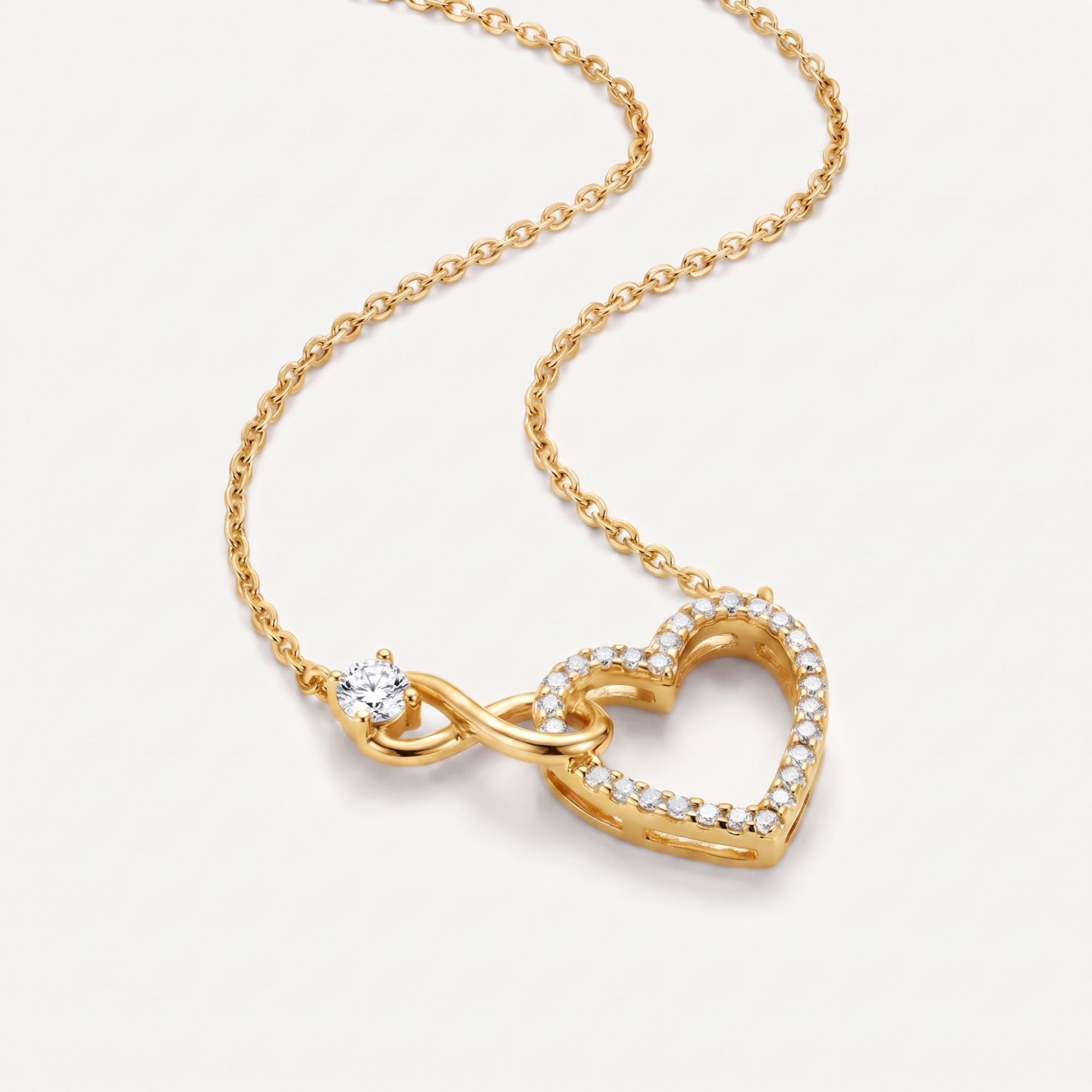 Mother and Daughter – Infinity Heart Necklace – A Bond That Never Breaks