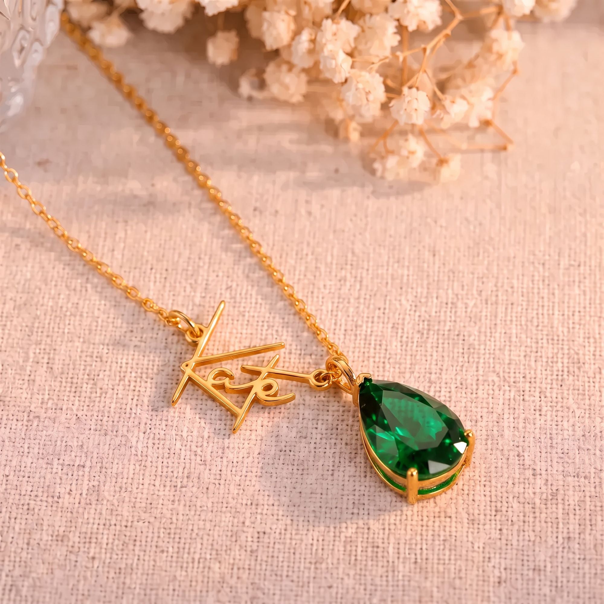 To My Daughter – I Am Proud of You - Signature with Birthstone Necklace