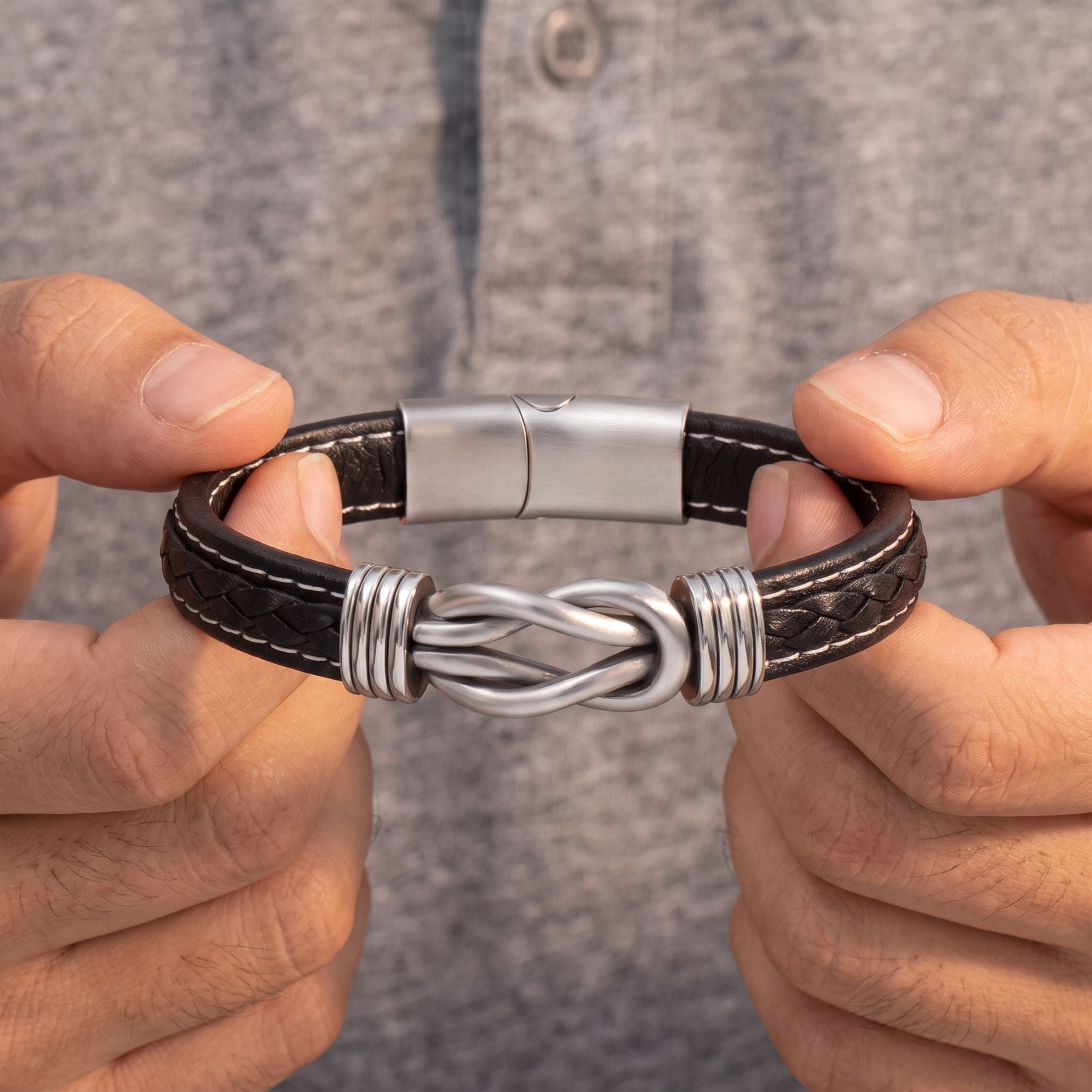To My Son - Believe In Yourself - Infinity Bracelet