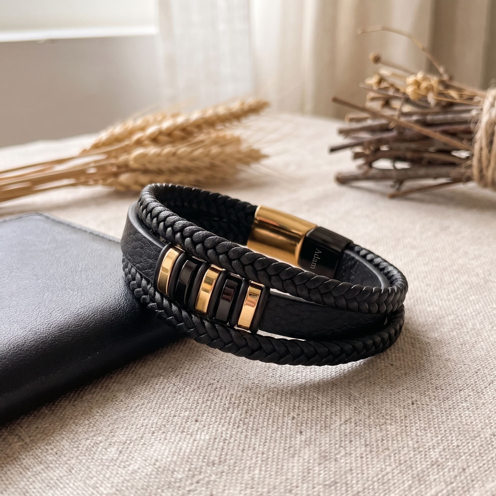 To My Son - You Are Never Walking Alone - Braided Bracelet