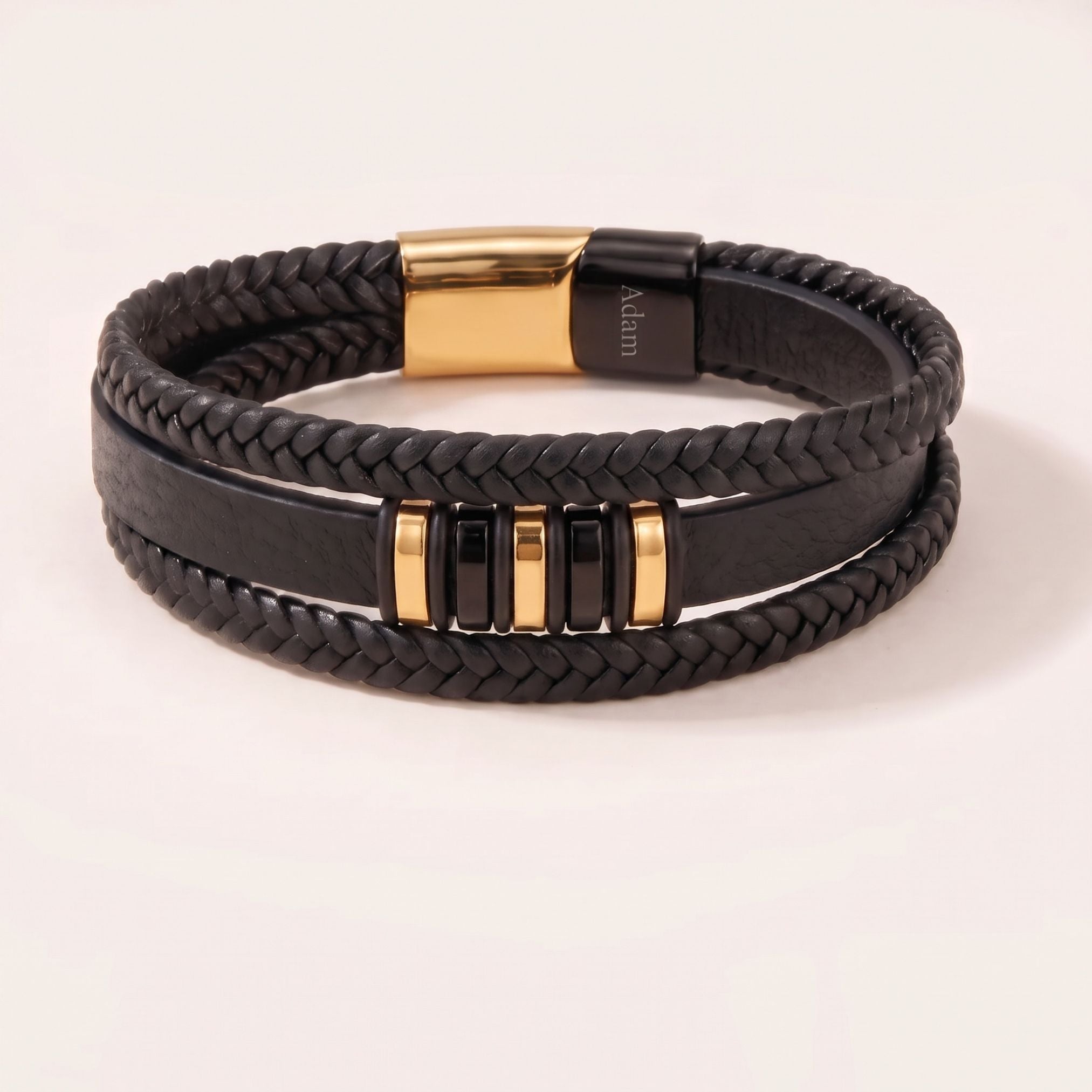 To My Son - You Are Never Walking Alone - Braided Bracelet