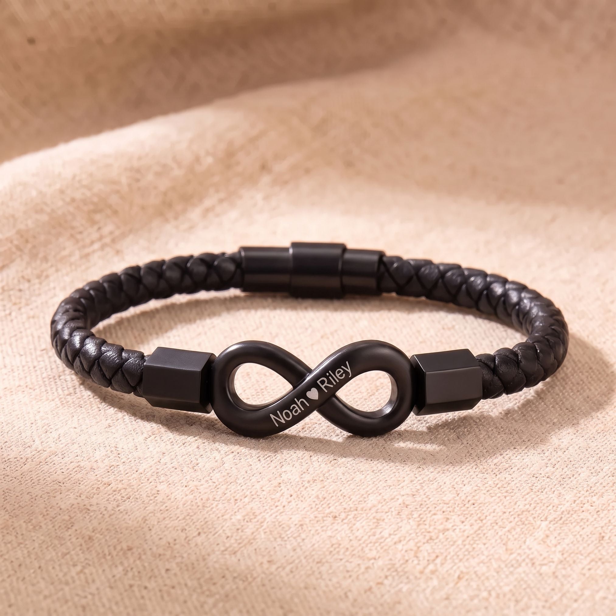 To My Man - I Would Choose You All Over Again - Personalized Infinity Bracelet