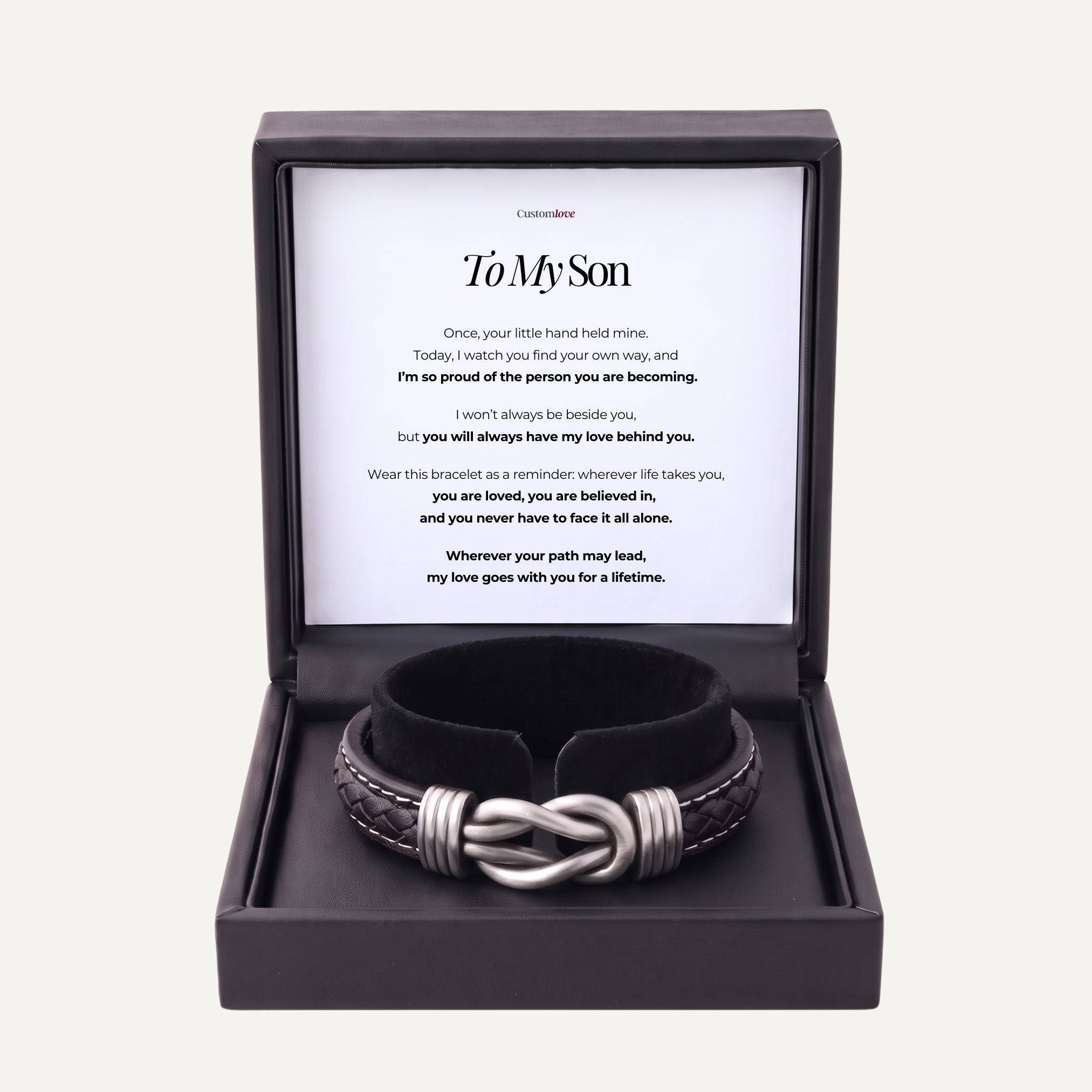 To My Son - You Always Have My Love - Infinity Bracelet