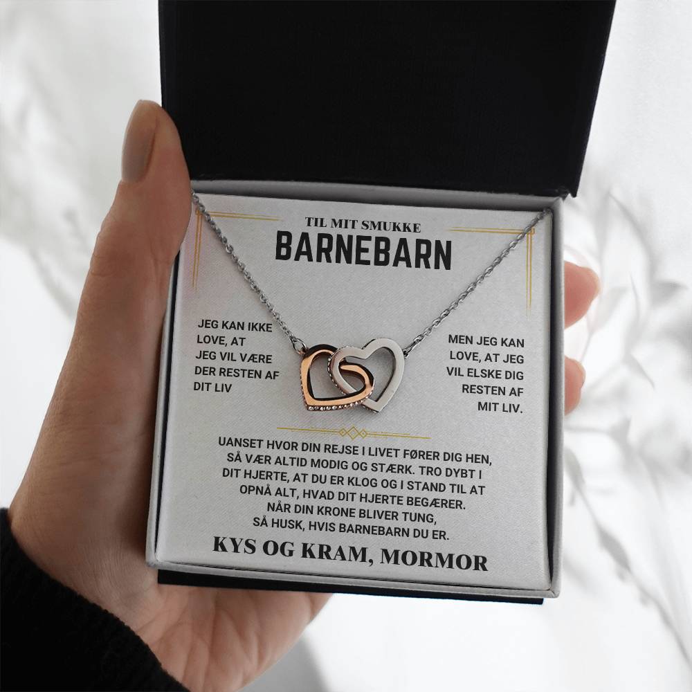 Til Mit Smukke Barnebarn - Hjertehalskæde - Bedstemor