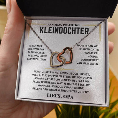 Aan Mijn Kleindochter - Harten Ketting - Liefs Opa