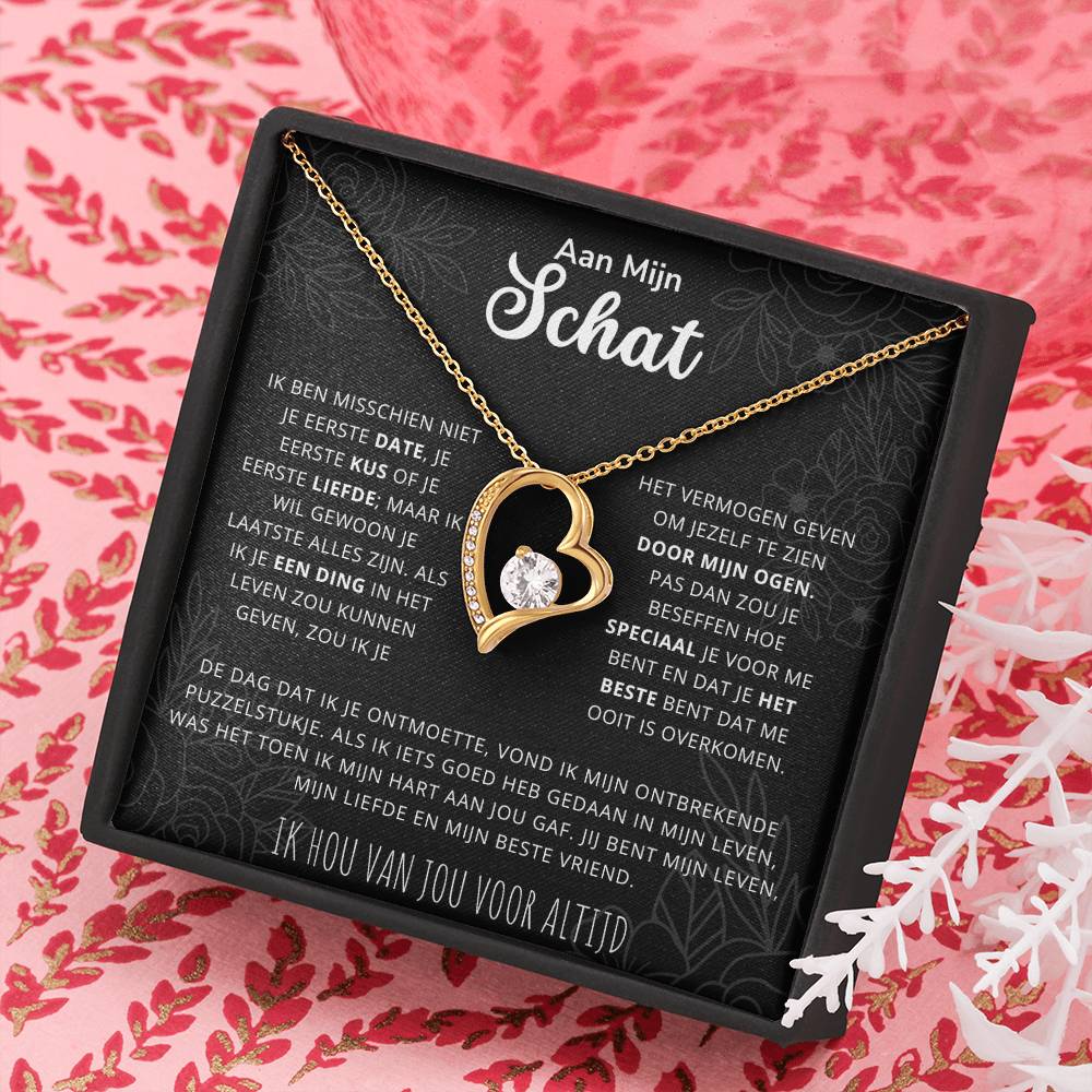 Aan Mijn Schat - Jij bent mijn liefde, mijn leven, mijn beste vriend - Hart Ketting