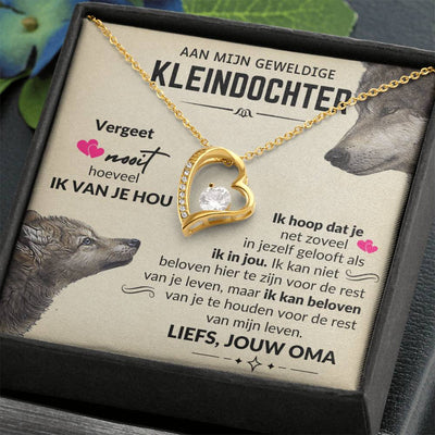 Aan Mijn Kleindochter - Hart Ketting - Wolvin