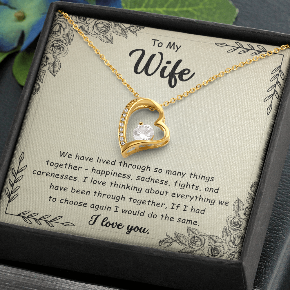 To My Wife - Heart Necklace