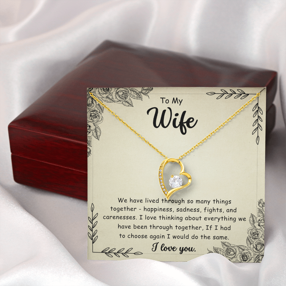 To My Wife - Heart Necklace
